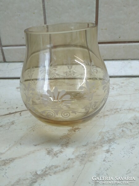 Amber carved vase for sale! Bay vase, pot for sale!
