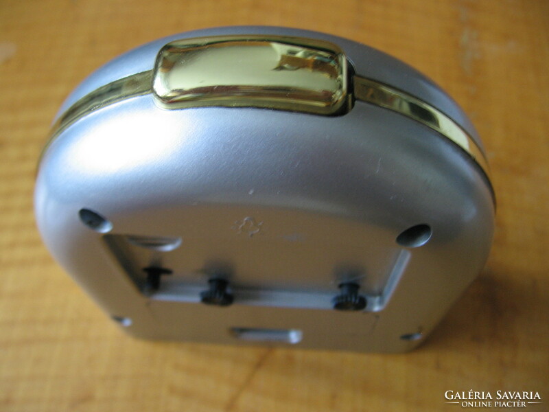 Merion silver-gold alarm clock