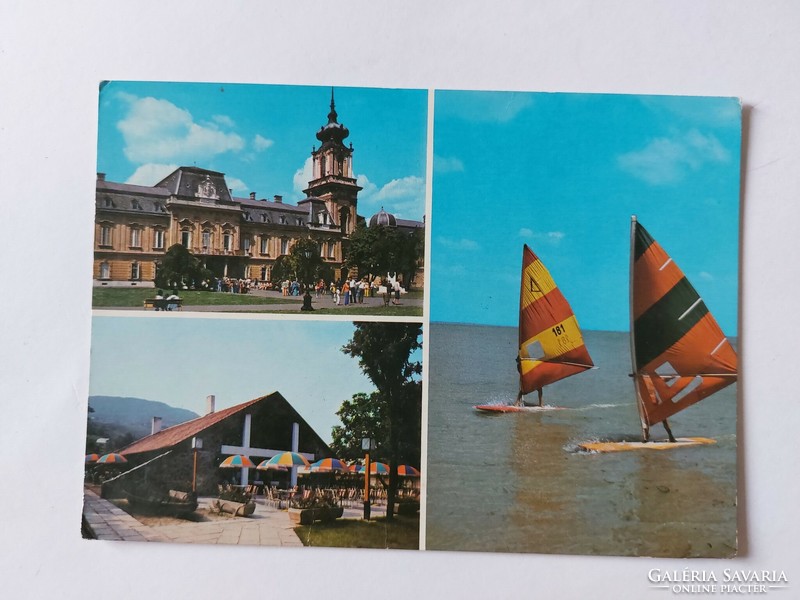 Old postcard photo postcard Balaton 1981