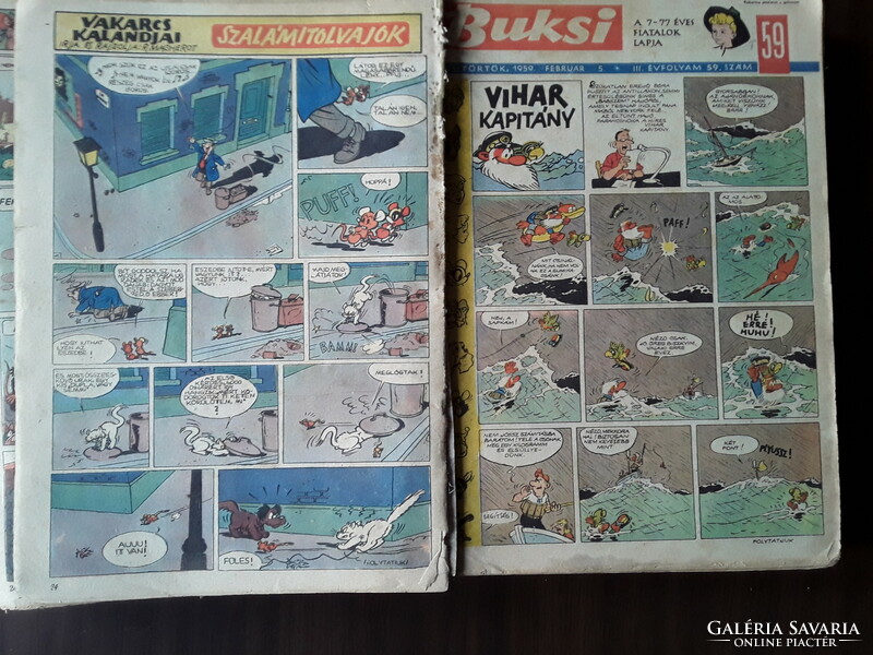 Buksi comic magazine about 150 issues