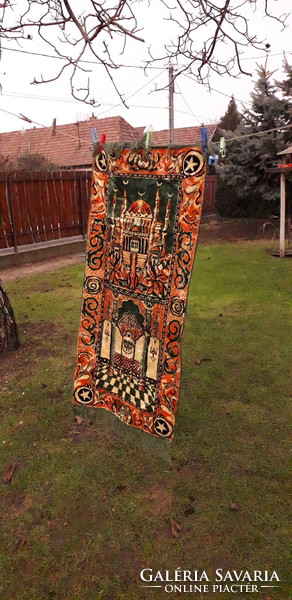 Retro silk carpet wall protector, tapestry, prayer rug?