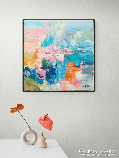 Contemporary abstract modern painting 