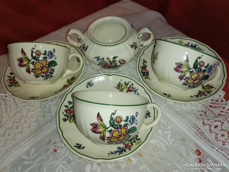 Villeroy & bosch tea set for 3 people.