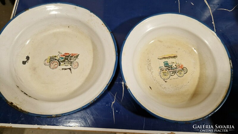 Bonyhád vintage car enamel plates