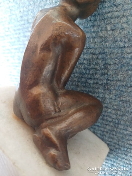 Juried bronze statue of Lenke R. Kiss