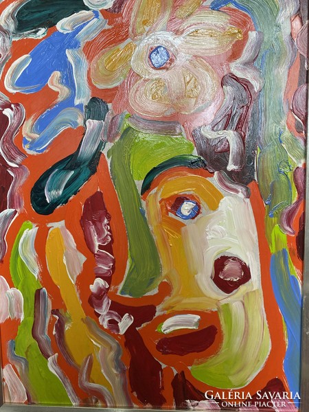 Miklós Németh: abstract portrait