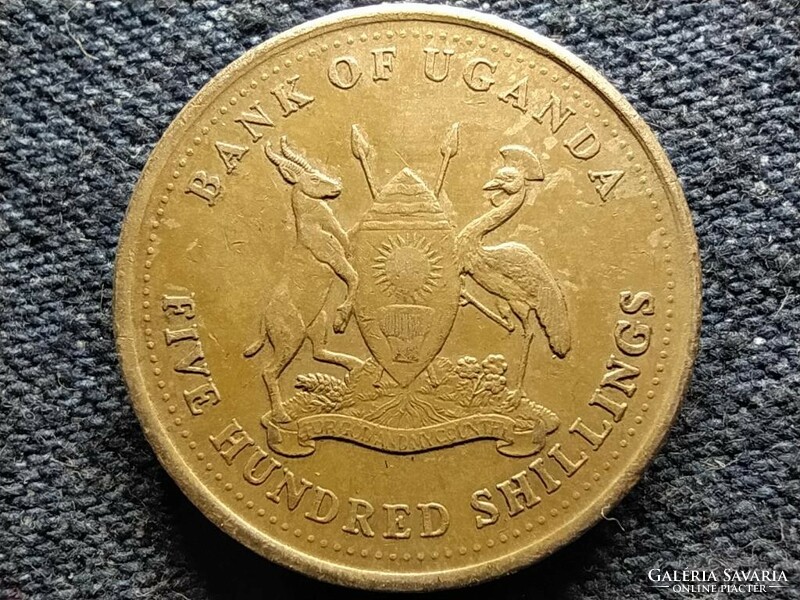 Uganda koronás daru 500 shilling 2008 (id53609)