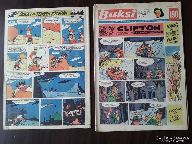 Buksi comic magazine about 150 issues