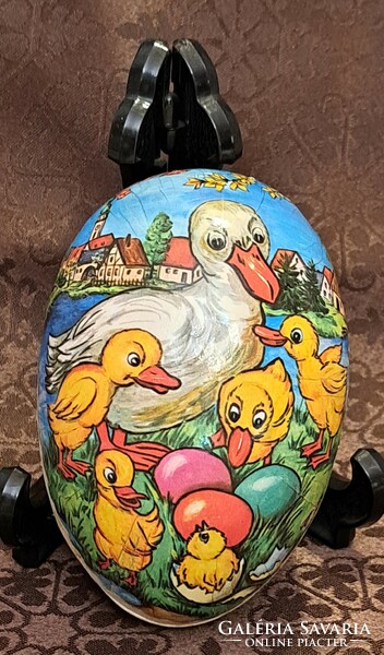 Old Easter egg, papier-mâché egg 2 (m4059)