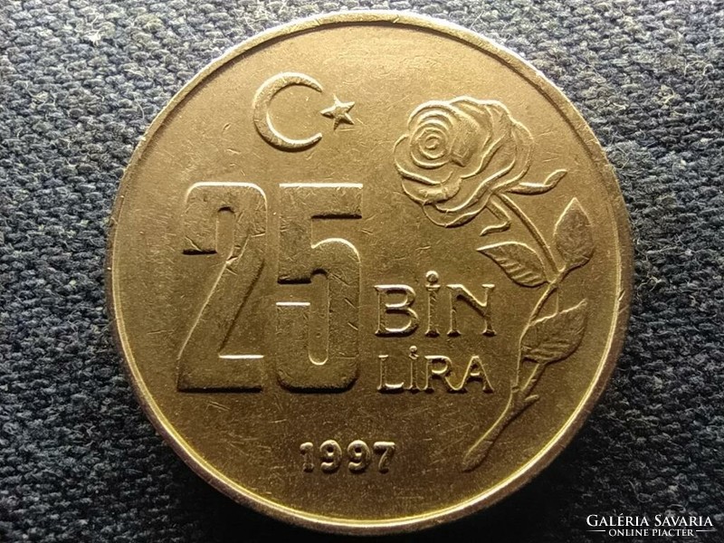 Törökország 25 bin líra 1997 (id67961)