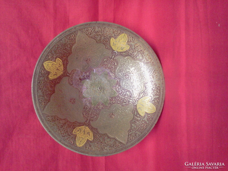 Copper bowl centerpiece