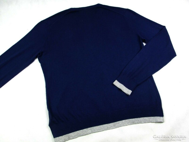 Original michael kors (l / xl) elegant night dark blue men's thin sweater