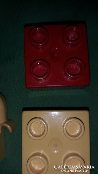 Original lego® duplo construction toy figures with human blue base plastic toy according to the pictures