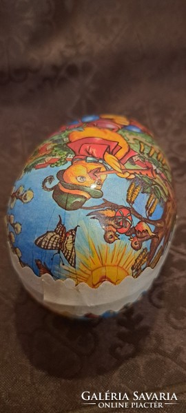 Régi húsvéti tojás, papírmasé tojás (M4061)