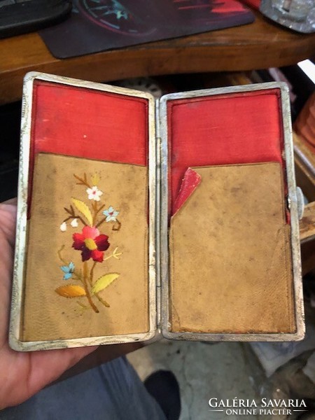 Leather wallet before I. Vh, size 13 x 7 cm, rarity.