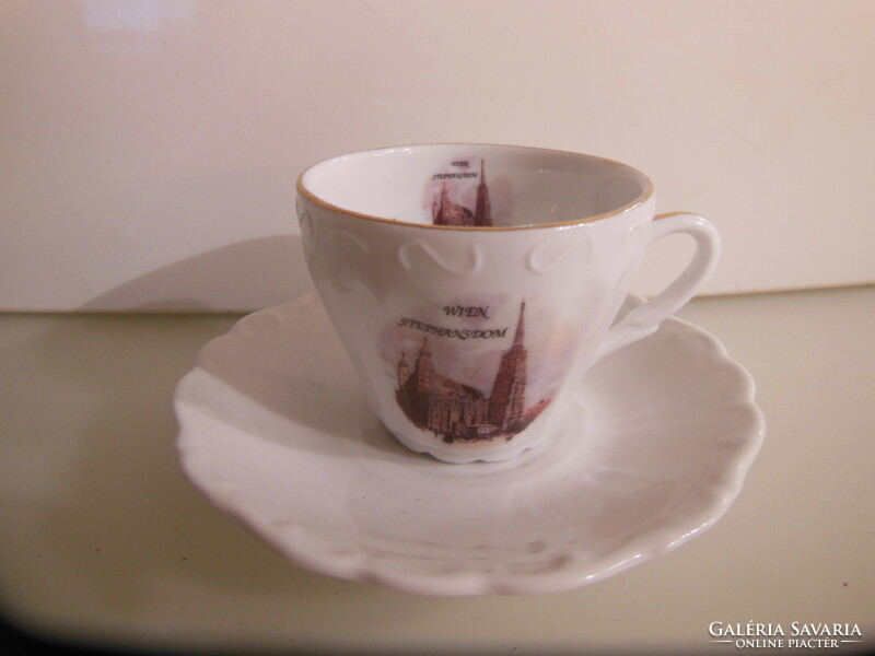 Coffee set - cup - 1 dl - saucer - 11.5 cm - Austrian - flawless