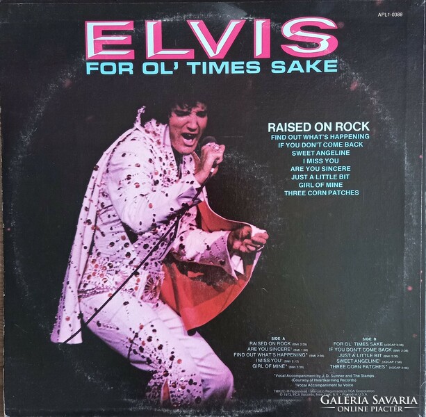 Elvis -- vinyl record