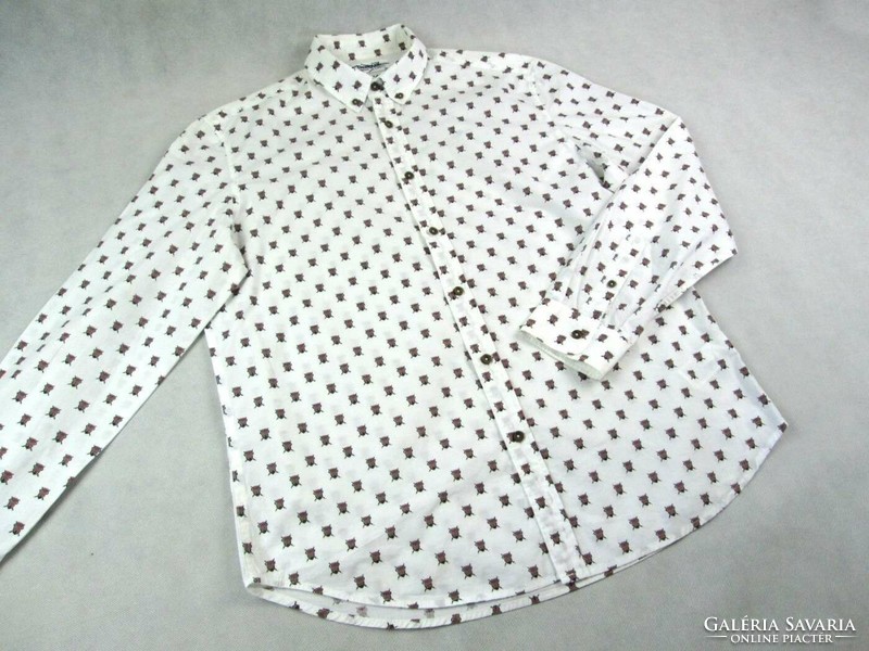 Original desigual (xl) elegant long-sleeved men's shirt