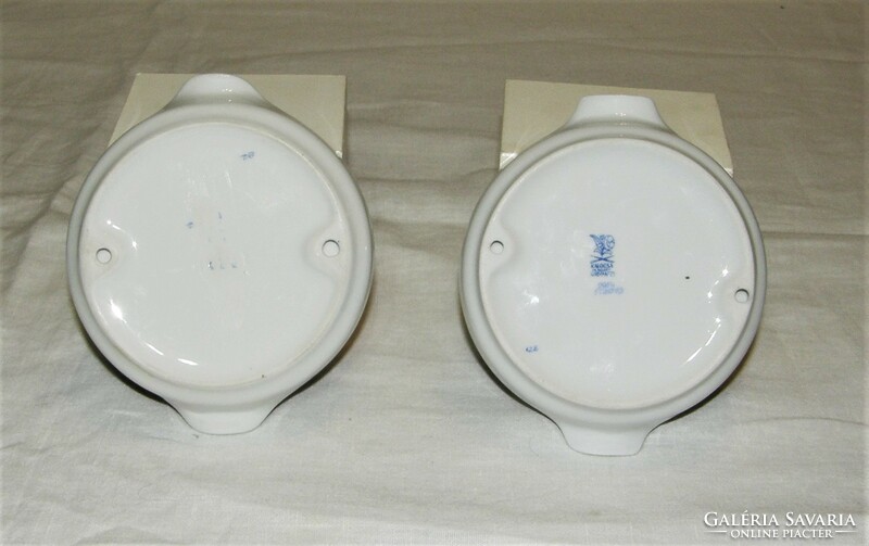 2 ashtrays - Kalocsa porcelain