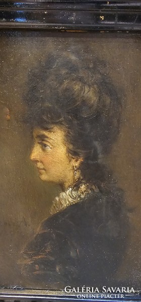 Kern Herman Ármin - female portrait