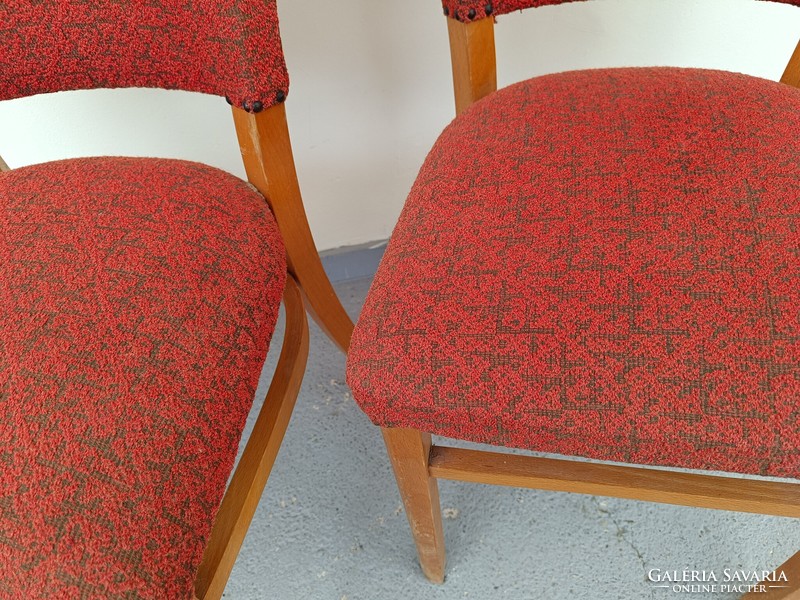 Retro szék bútor kárpitozott fa szék 2 darab 707 7778
