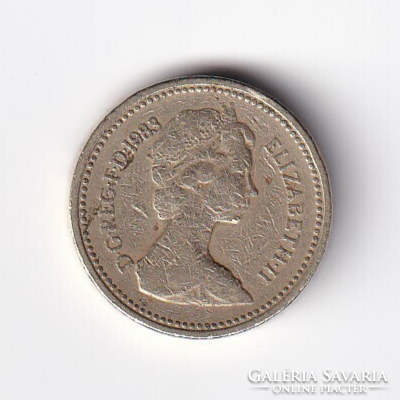 English one pound 1983