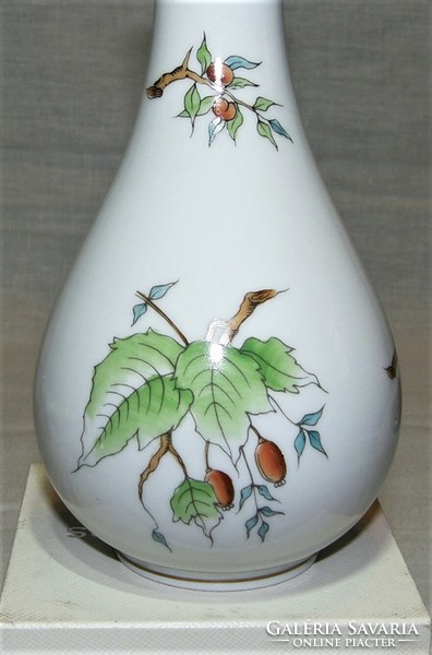 Herend Hecsedli patterned vase - 16 cm