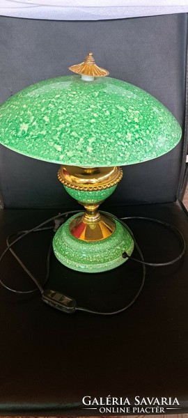 Zöld színű éjjeli lámpa,Működő asztali lámpa, otthon dekoráció, ajándék éjjeli lámpa, egyedi lámpa