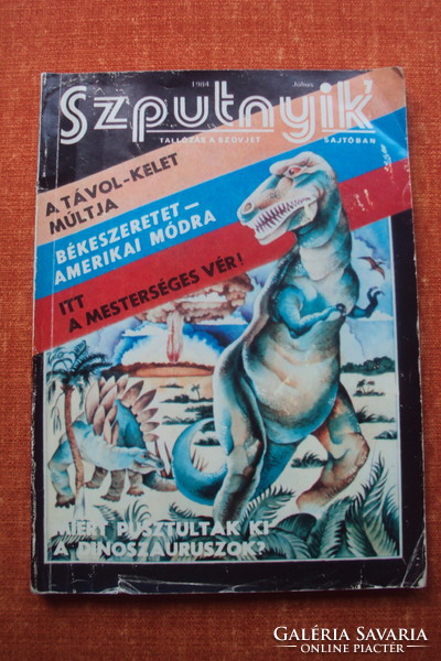 -SZPUTNYIK-1984-es magyar nyelvű,"szovjet" folyóírat összesítő 174 lapon.