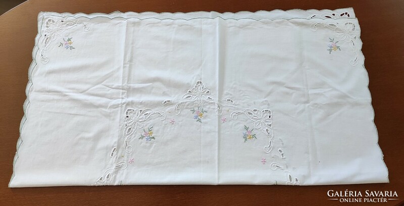 Large, embroidered (madeira) tablecloth for sale