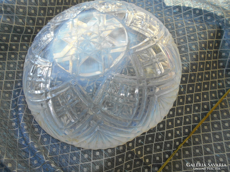 Fenton üveg asztalközép, tál  24 cm