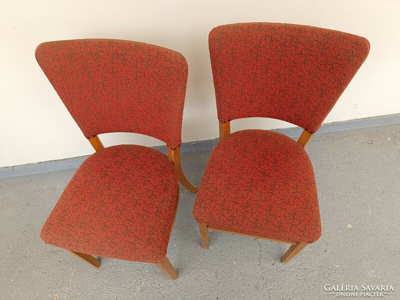 Retro chair furniture upholstered wooden chair 2 pieces 707 7778