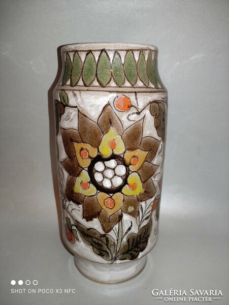 Vintage schiavon italy ceramic vase marked original