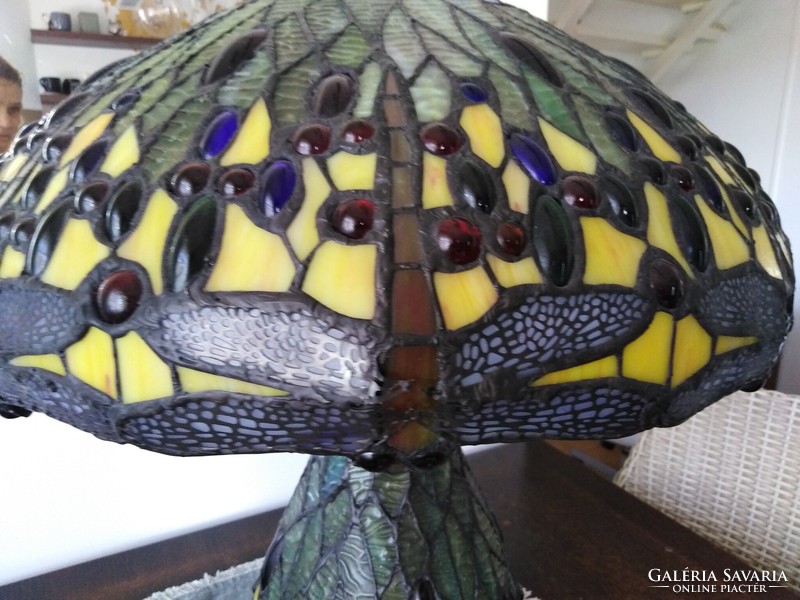 Tiffani floor lamp - with dragonflies / 62 cm