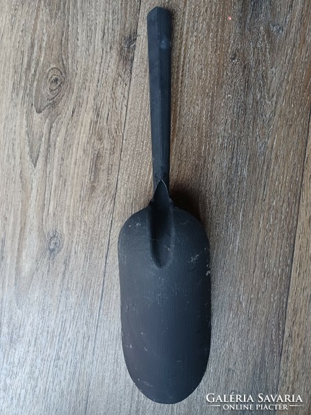 Old iron coal shovel