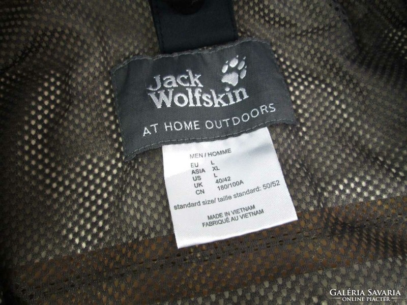 EREDETI JACK WOLFSKIN (L / XL) SPORTOS ELEGÁNS FÉRFI ÁTMENETI KABÁT