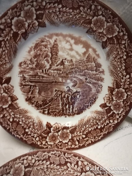 English faience small plate