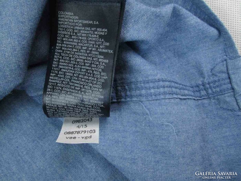 EREDETI TOMMY HILFIGER REAL INDIGO (L) HOSSZÚ UJJÚ FÉRFI ING