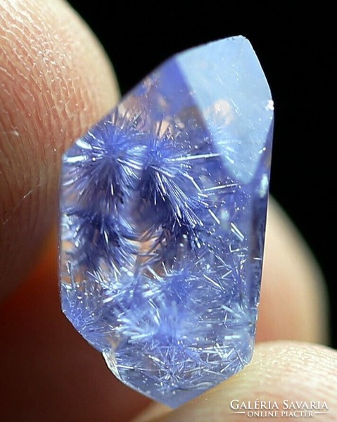 Dumortierite quartz crystal rarity!!! 15 Mm Cambodia