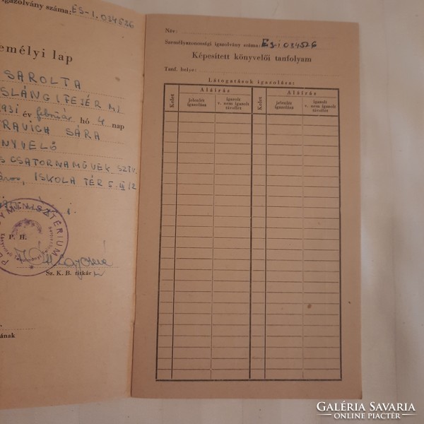 Számviteli Képesítő Bizottság Leckekönyv   1955