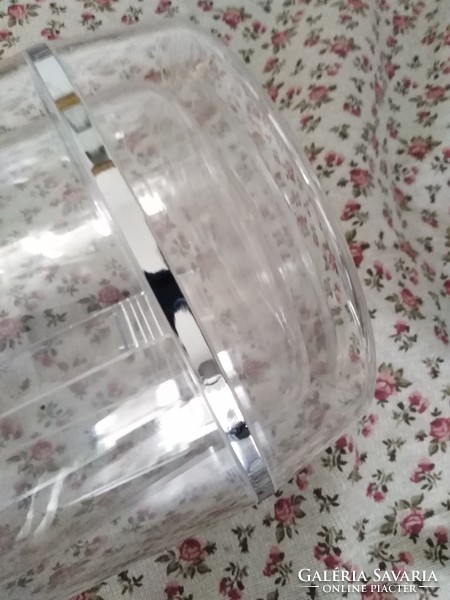 Plexiglas ice bucket - with spoon
