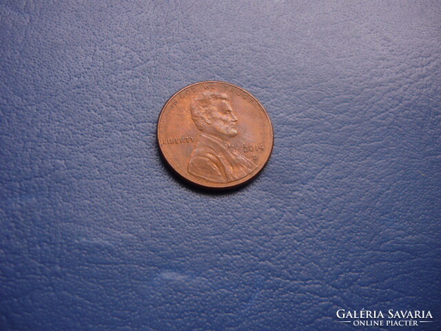 USA 1 CENT 2014 D / LINCOLN CENT! PAJZS!