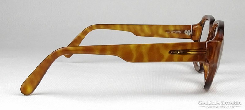 1N875 retro amber women's viennaline diopter glasses