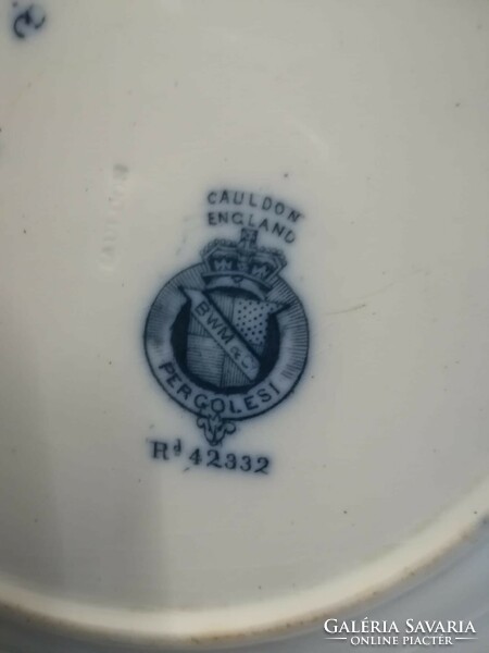 Cauldon antik lapos tányér