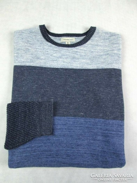 Original calvin klein (m) elegant long sleeve men's sweater