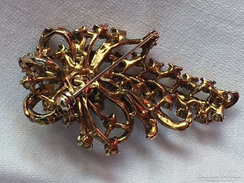 Brooch-pendant-quality American jewel, without mark-