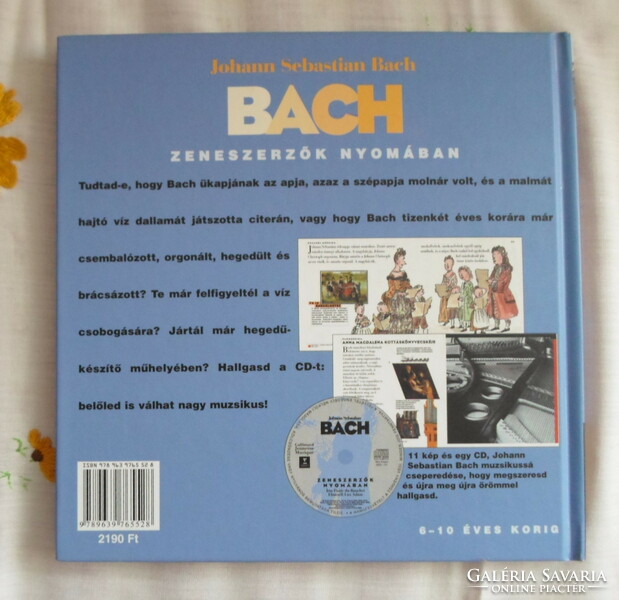 Zeneszerzők nyomában: Johann Sebastian Bach (Geopen, 2008; CD-vel)