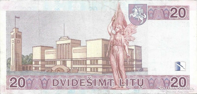 20 litu 1993 Litvánia