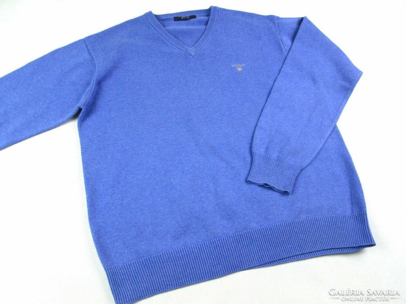 Original gant (l) elegant long-sleeved men's cotton sweater