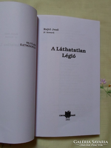 Jenő Rejő: the invisible legion (déva, 2003; Hungarian entertainment literature)